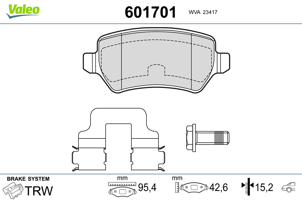 BRAKE PADS OPEL ASTRA H OPEL ZAFIRA RR